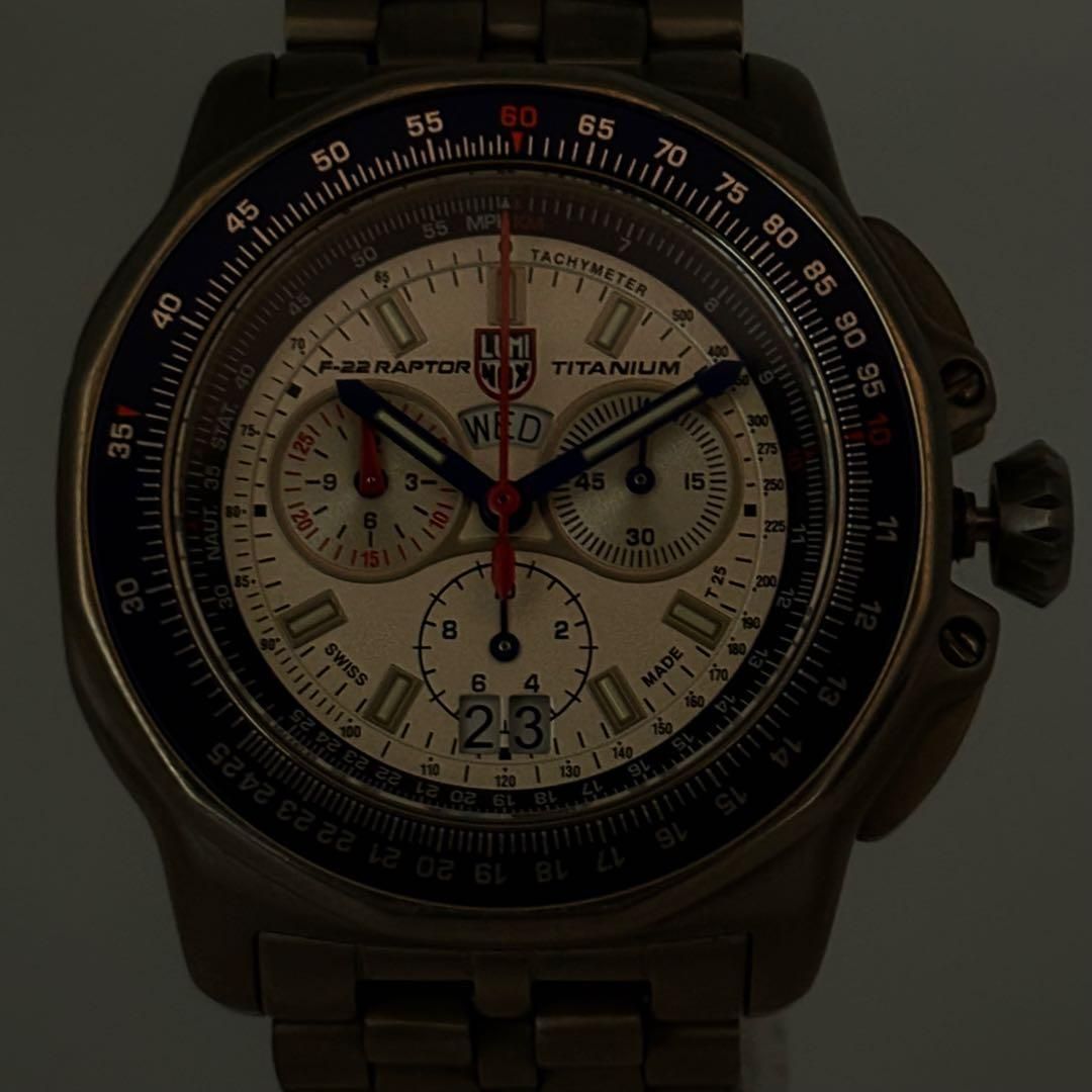 レア】 ルミノックス 腕時計 ラプター F-22 9270 クロノ チタン - メルカリ