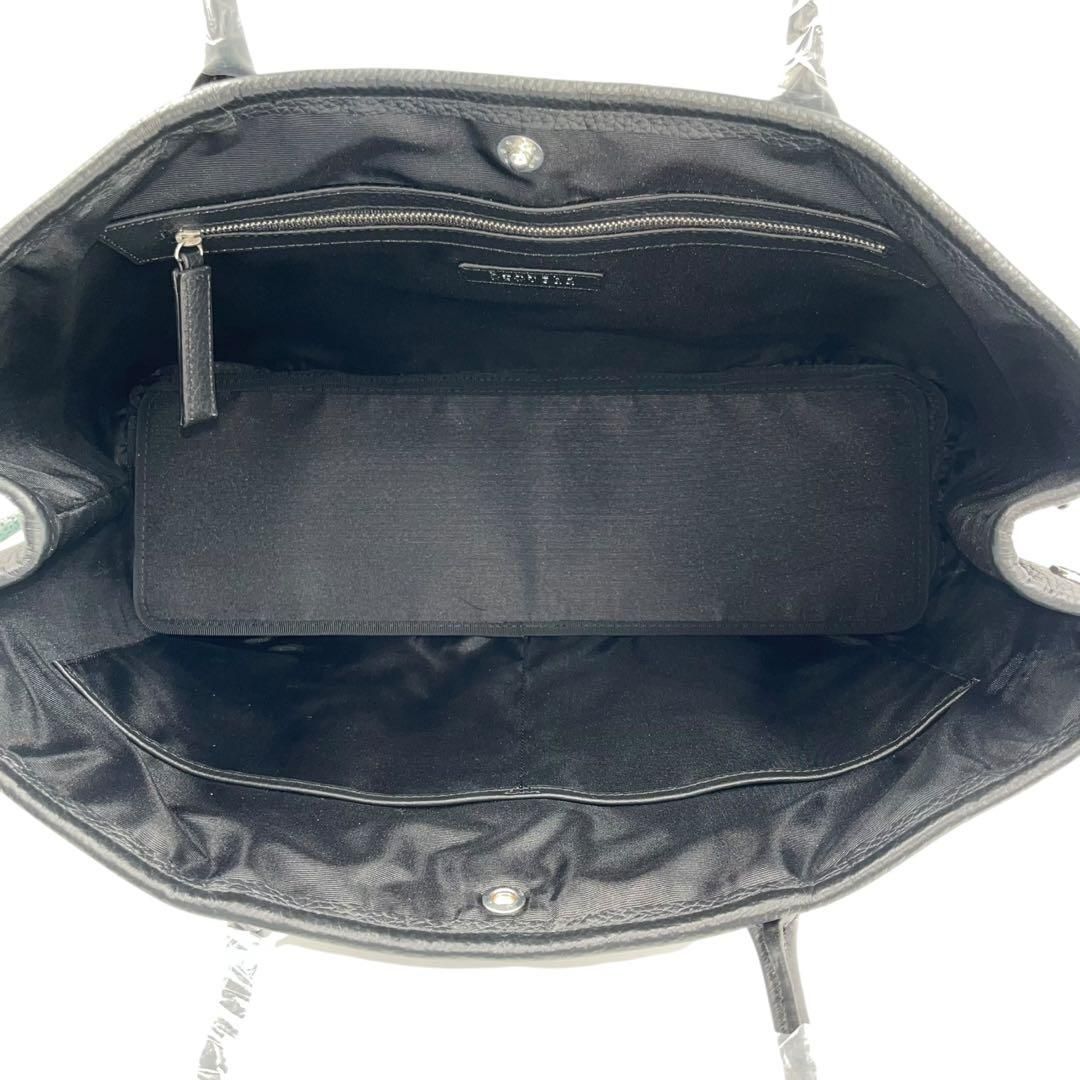 新品】 バーニーズニューヨーク ベンツ トートバッグ ブラック レザー