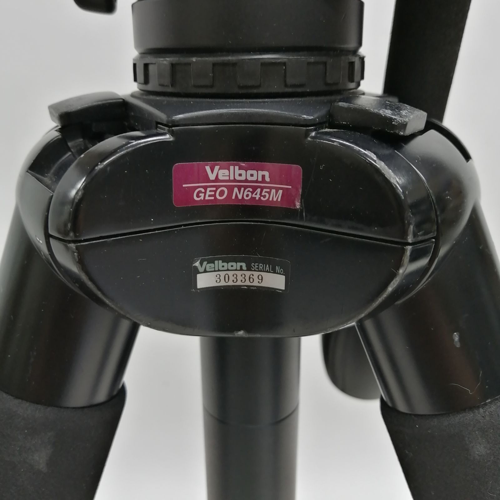 カメラ 【動作品】Velbon 雲台付き 三脚 GEO N645M PHD-65Q付き M1741
