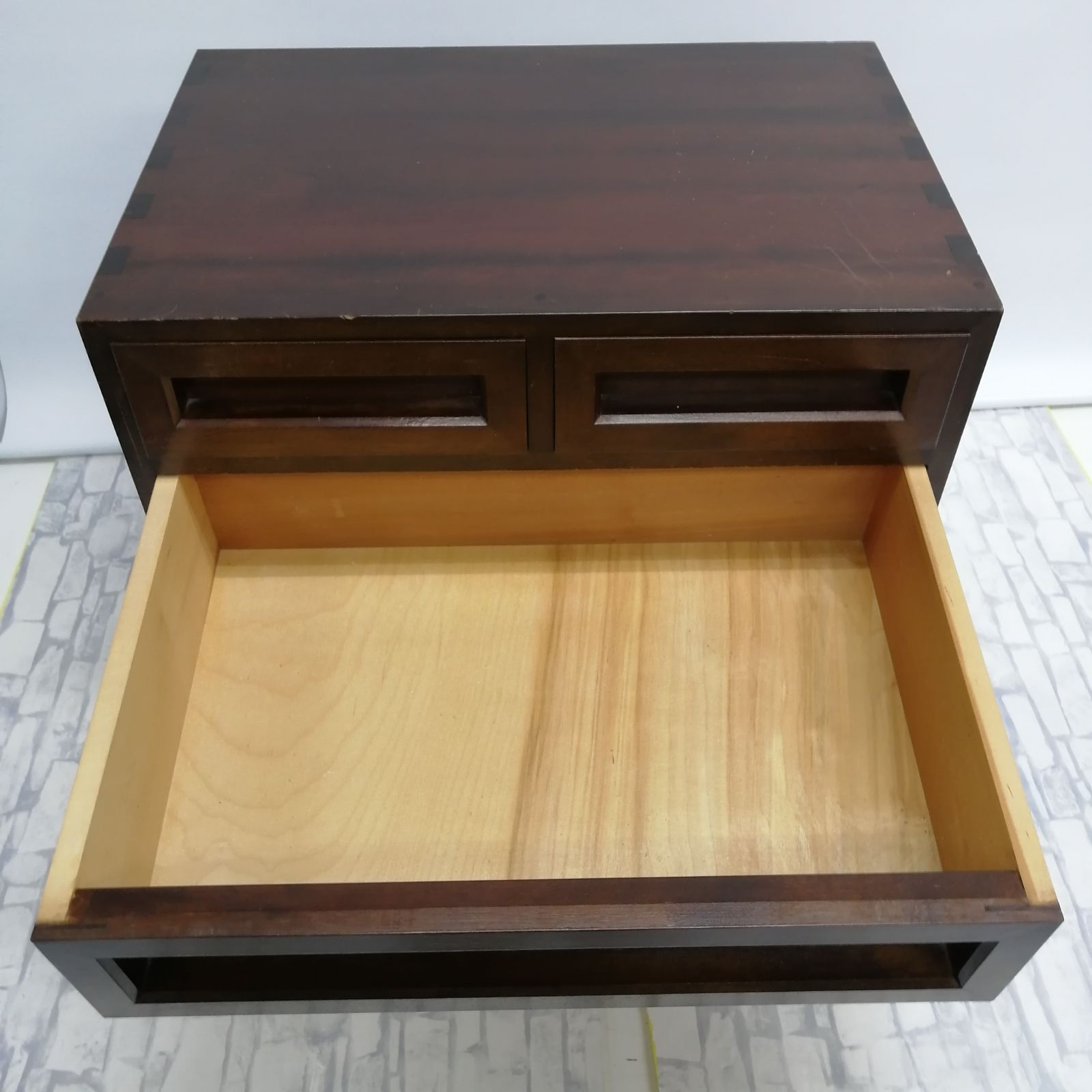 松本民芸家具　凸面小抽斗　小さな箪笥　引き出し家具 松本民芸家具 凸面小抽斗 小さな箪笥 引き出し家具 小抽斗 松本民芸