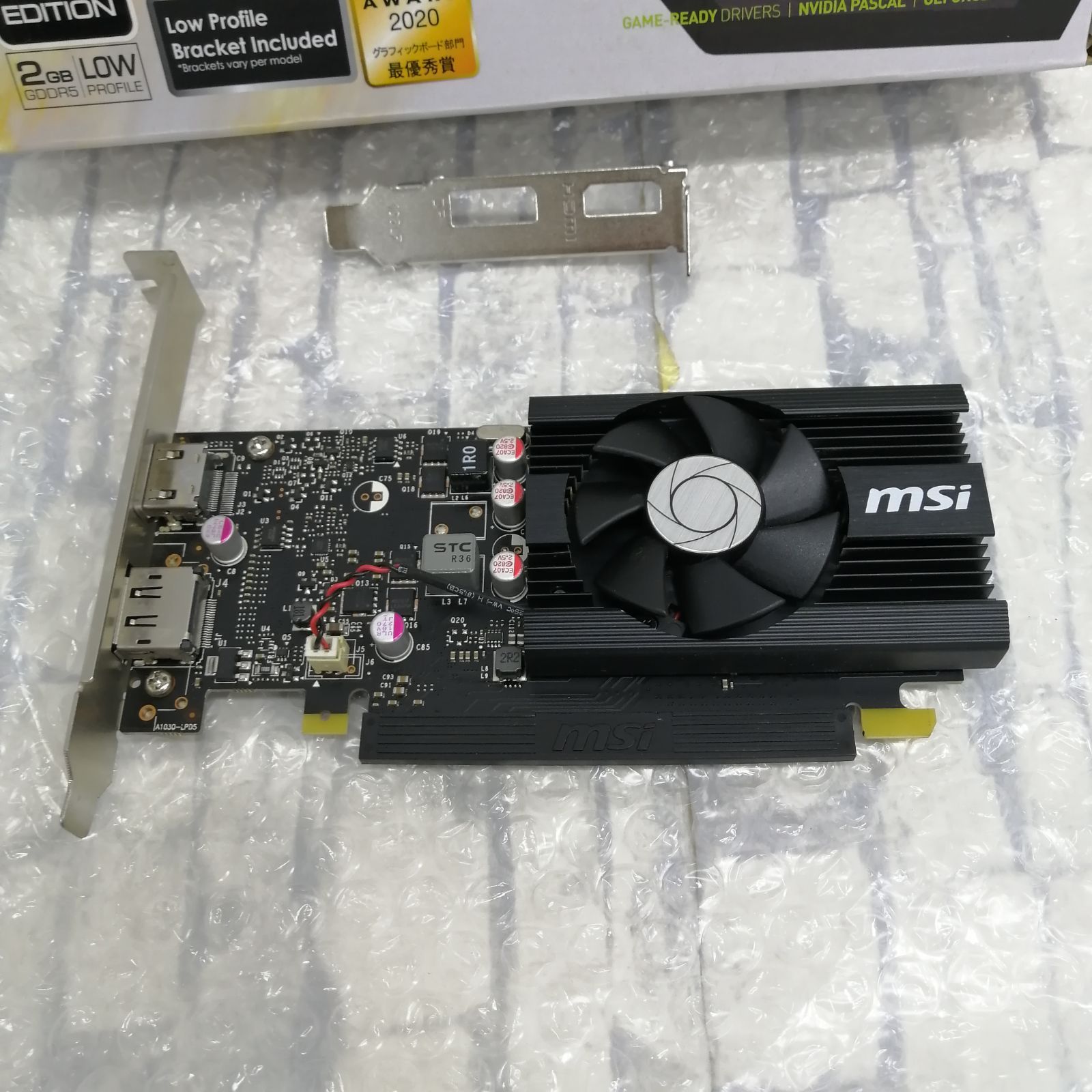 動作品】nvidia グラフィックボード GT1030 2G LP OC VD6348 - メルカリ