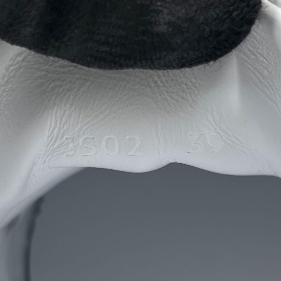 極美品 ピエールアルディ スライダースニーカー 39 ホワイト グレー