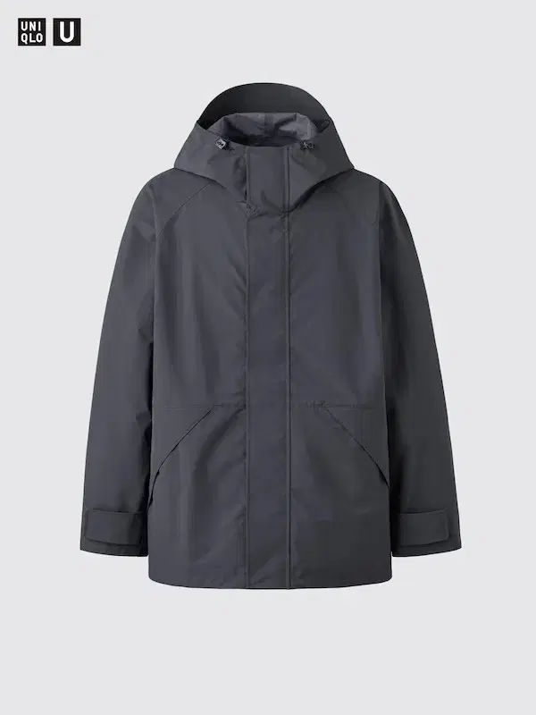 新品 UNIQLO U ブロックテック ユーティリティ パーカ ブラック XL