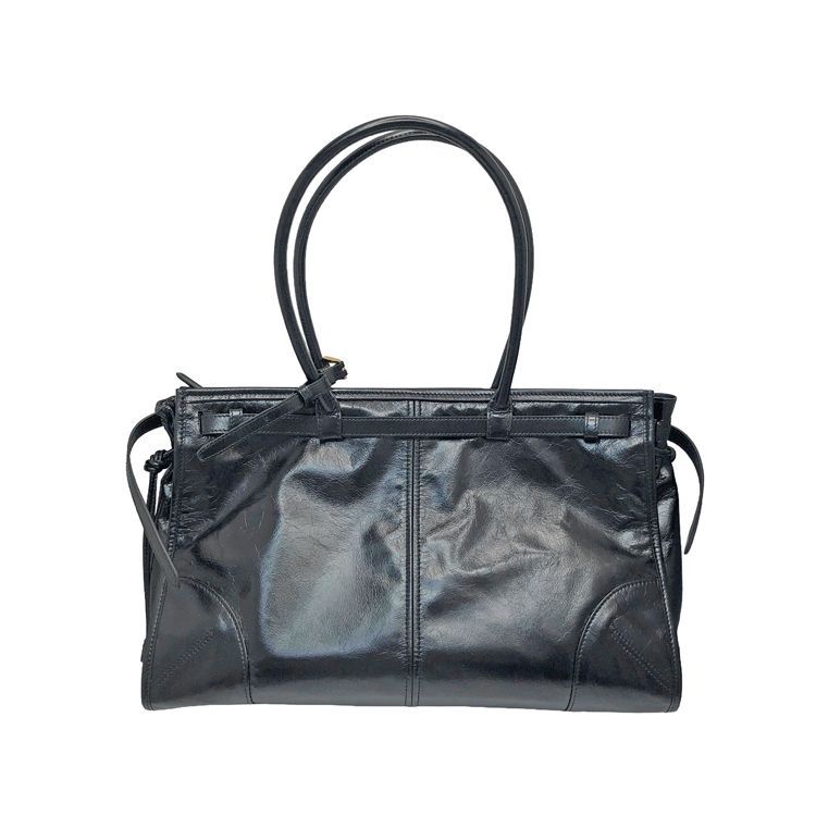 PRADA プラダ ボニー ラージ レザー ハンドバッグ