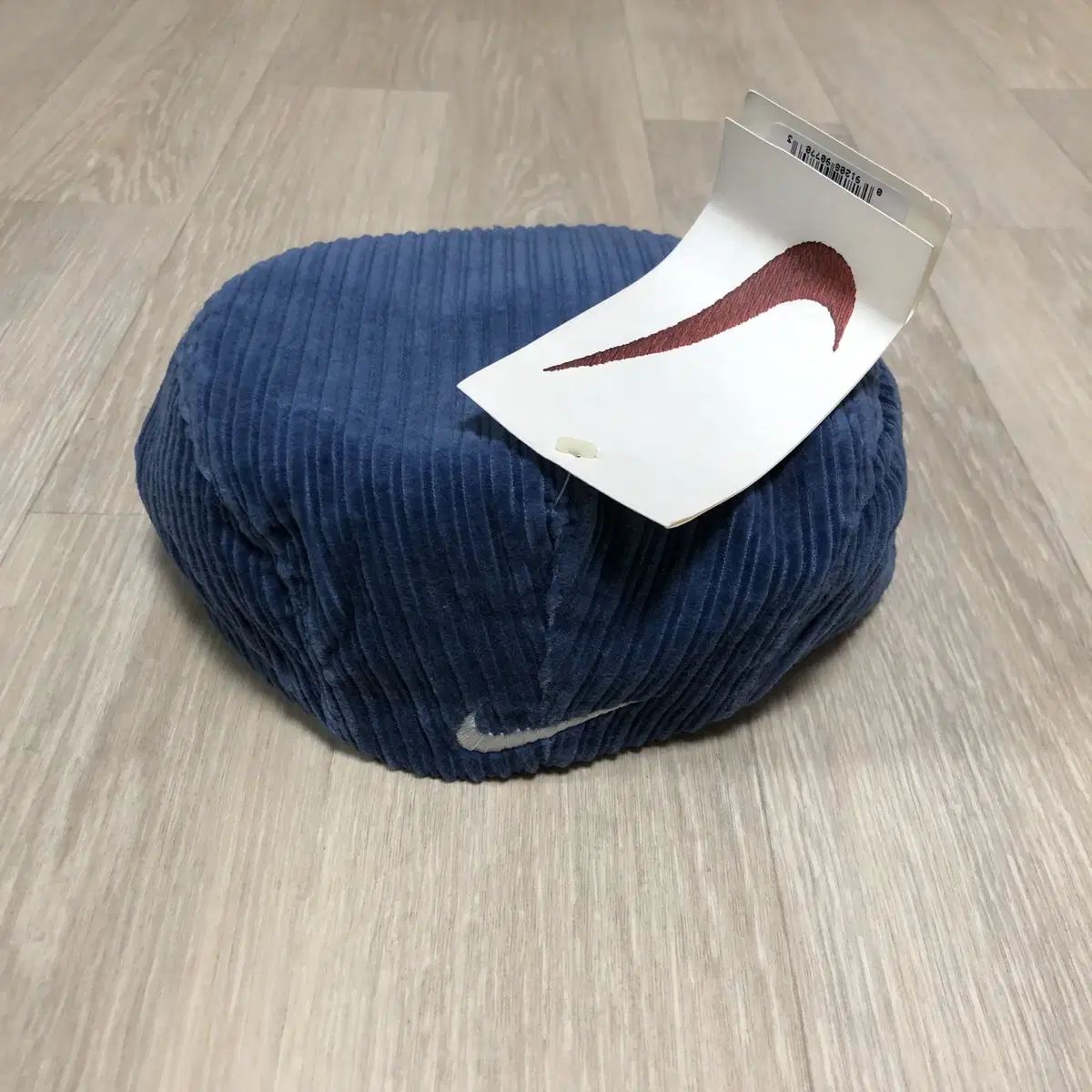 L) 新品 90's NIKE デッドストック コーデュロイ ベレー帽 ブルー