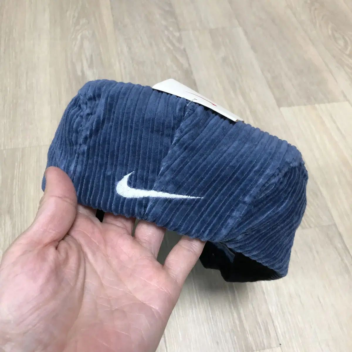 L) 新品 90's NIKE デッドストック コーデュロイ ベレー帽 ブルー