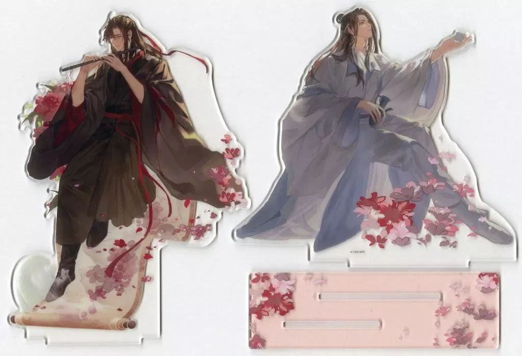 12/26までの出品 魔道祖師 アクスタパネル 時計 魏無羨 藍忘機 中古