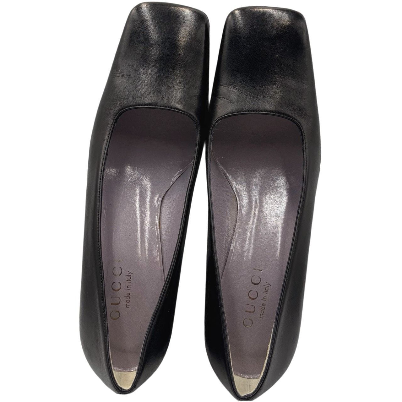 ✤美品✤【GUCCI／グッチ】パンプス 24.5㎝（37 1/2) ヒール5㎝ レザー