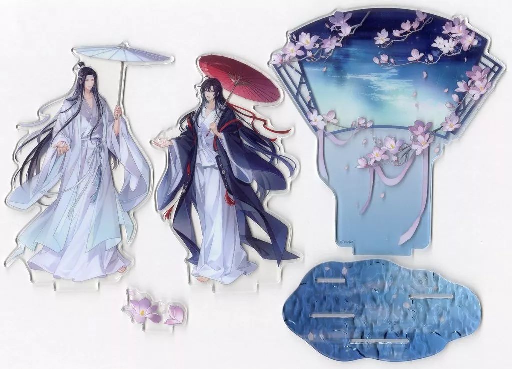 中古】アクリルスタンド・アクリルパネル 魏無羨＆藍忘機 煙雨渡Ver