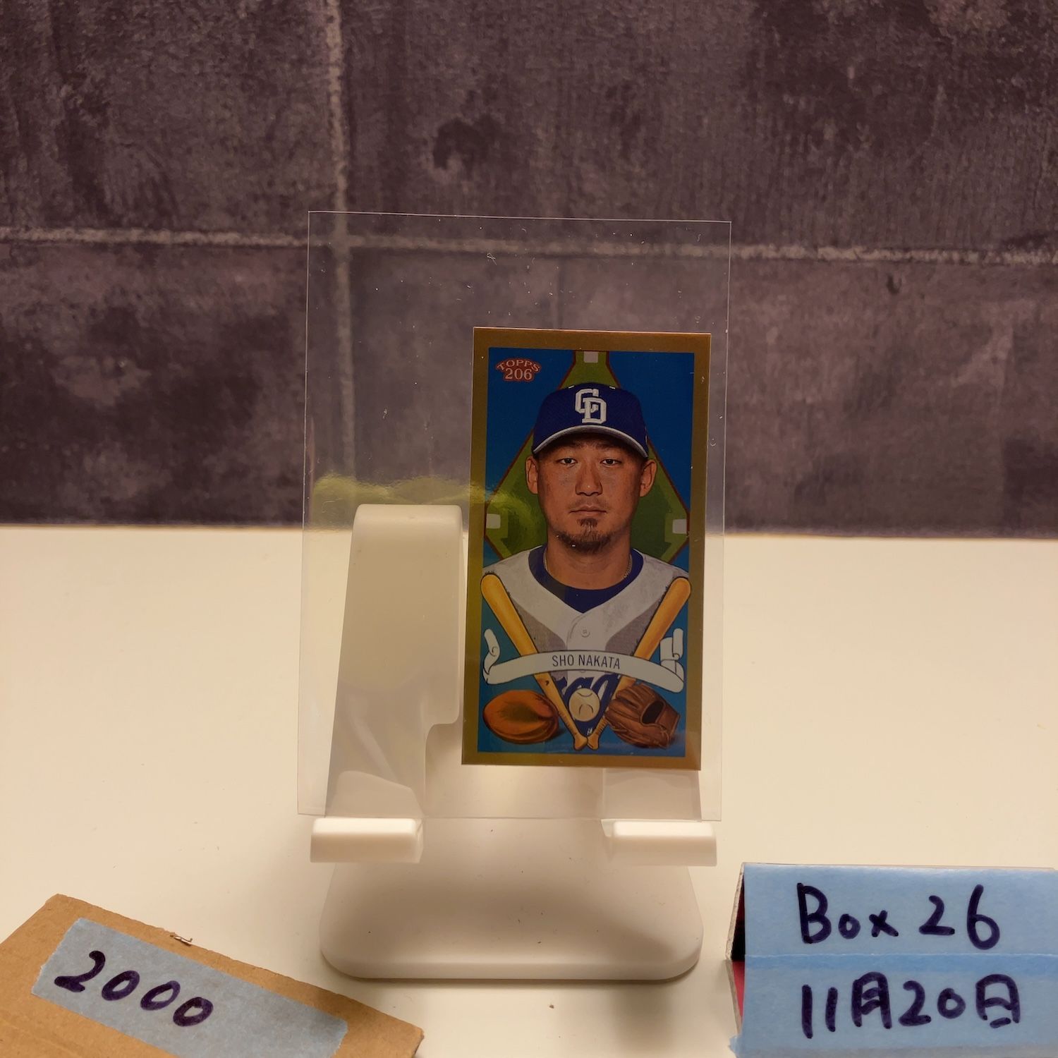 2024 Topps 206 中田翔 Sho Nakata 1/8 中日ドラゴンズ 鯉パラレル