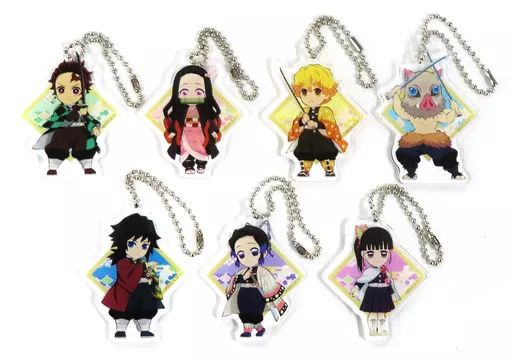 中古】雑貨 全7種セット 「鬼滅の刃 ランダムデフォルメアクリル