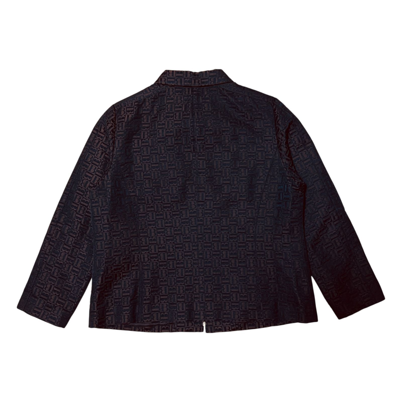 極美品 / 希少サイズ15】BURBERRY LONDON シャドーモノグラム ジップ