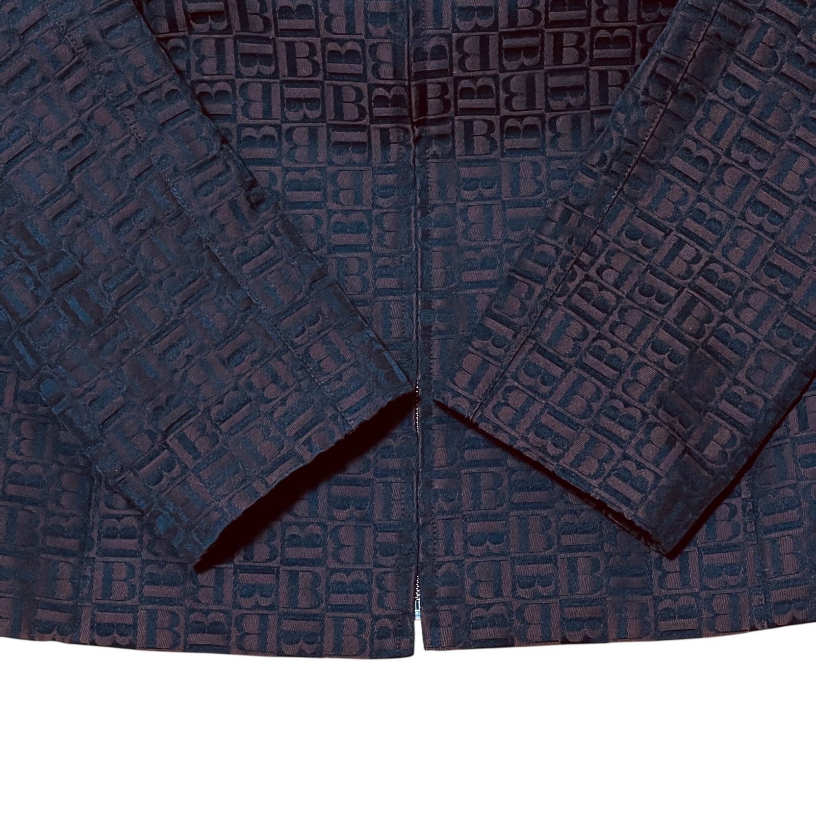 極美品 / 希少サイズ15】BURBERRY LONDON シャドーモノグラム ジップ