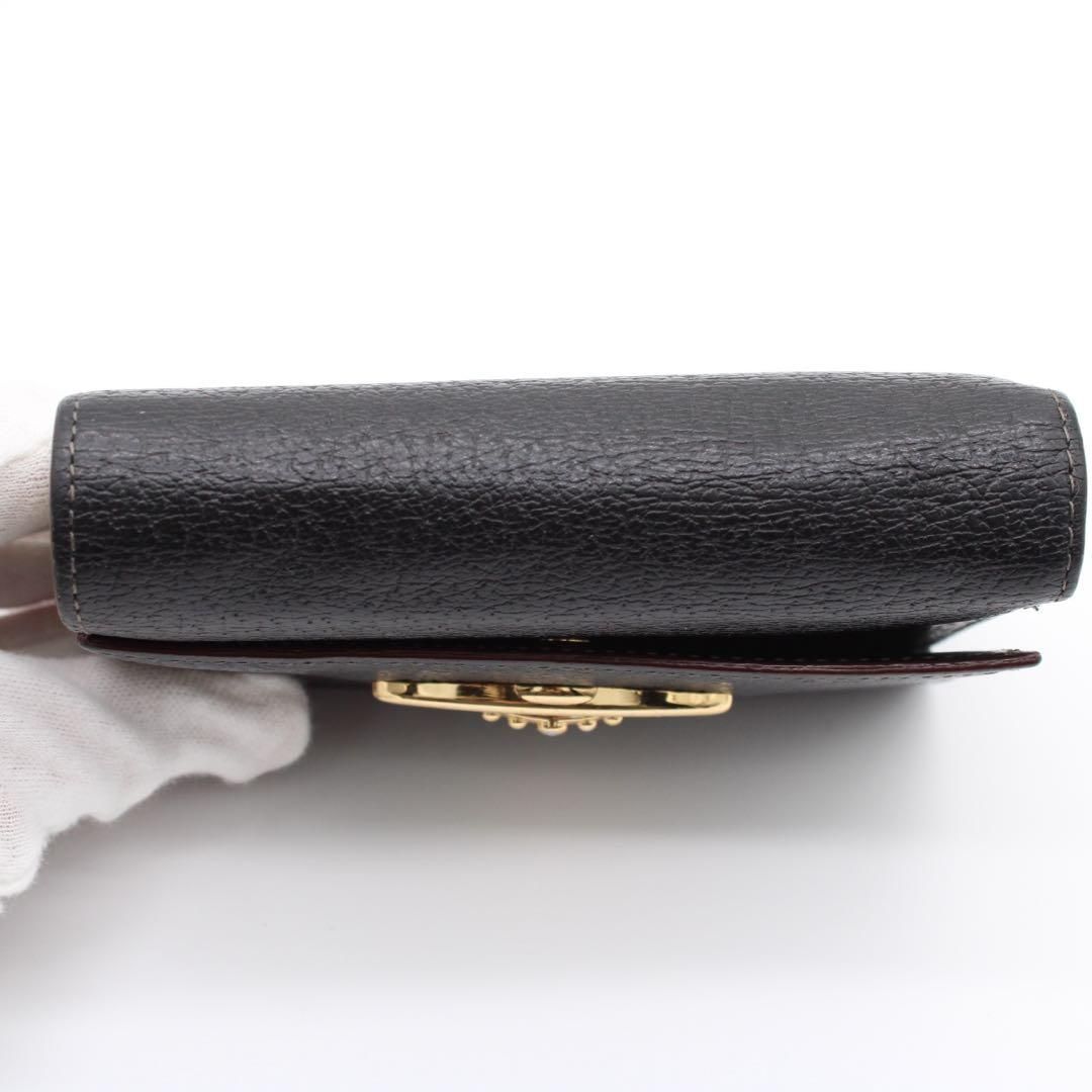 極美品】ヴィヴィアンウエストウッド EXECUTIVE 三つ折財布 がま口 黒