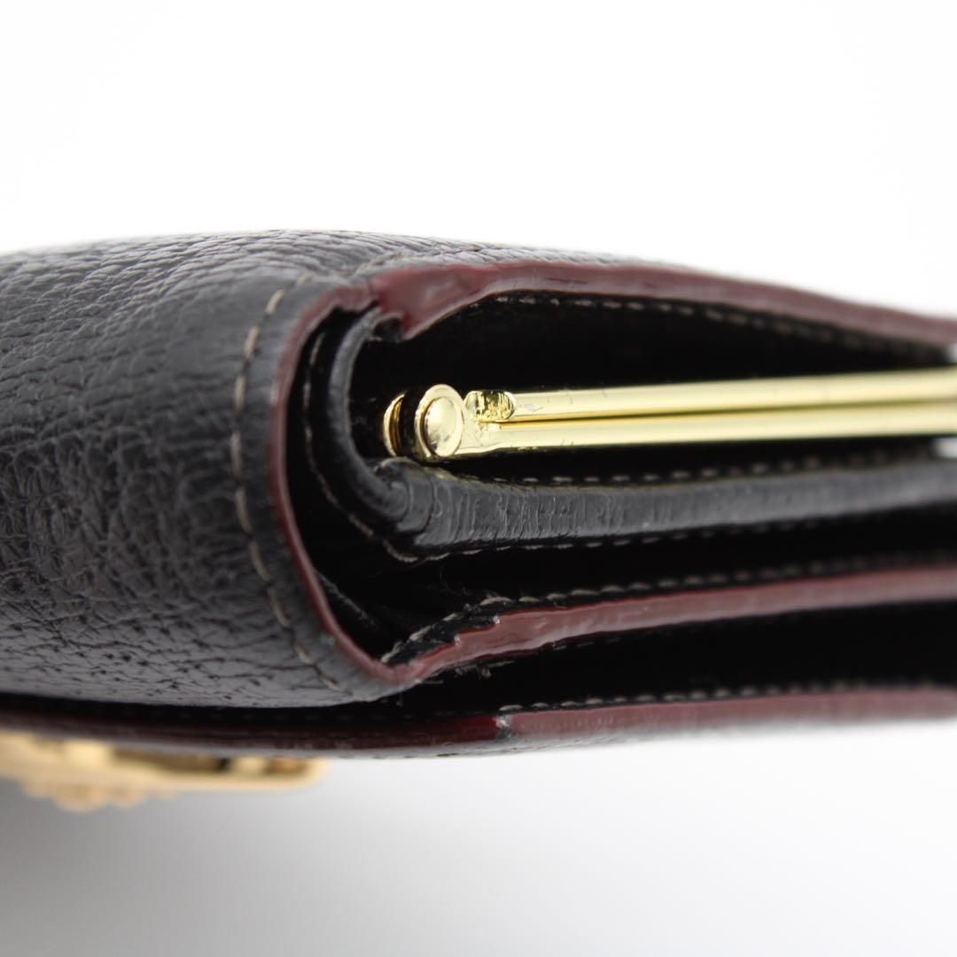 極美品】ヴィヴィアンウエストウッド EXECUTIVE 三つ折財布 がま口 黒