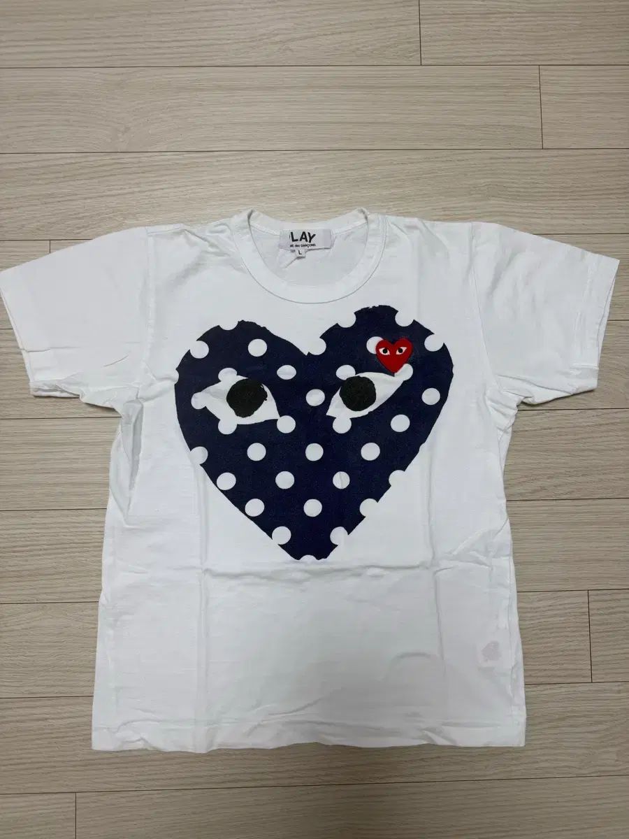 COMME des GARCONS PLAY ドット ハート 半袖 Tシャツ - メルカリ