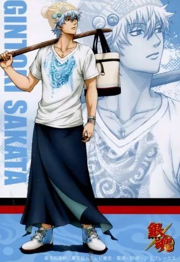 中古】キャラカード(キャラクター) 坂田銀時 描き下ろしブロマイド