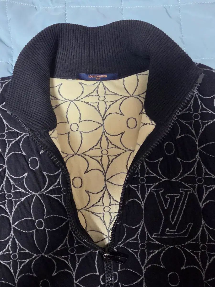ルイヴィトン モノグラム ブラック フラワー ジップアップ ブルゾン