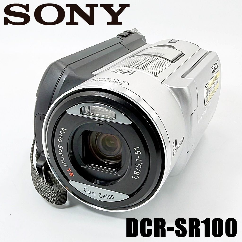 美品】ソニー SONY HANDYCAM DCR-SR100 HDD ビデオカメラレコーダー