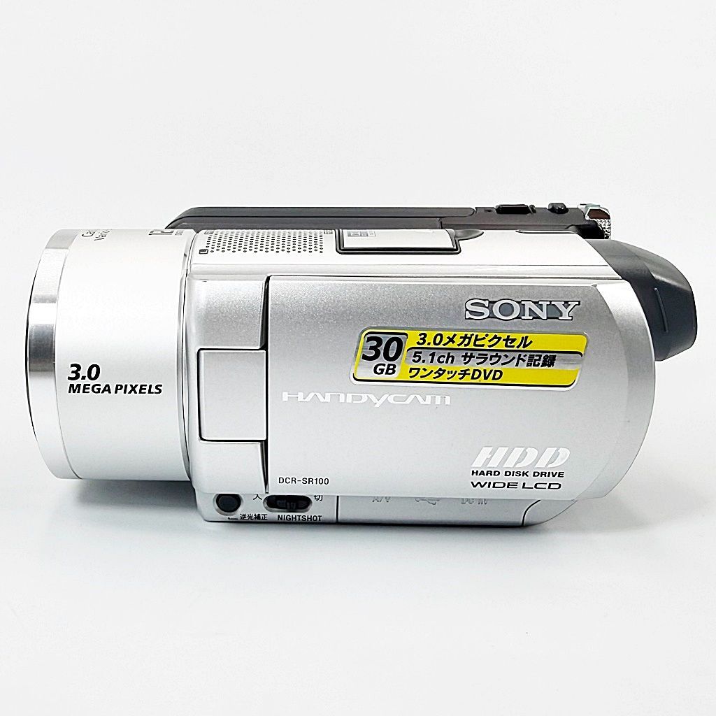 美品】ソニー SONY HANDYCAM DCR-SR100 HDD ビデオカメラレコーダー