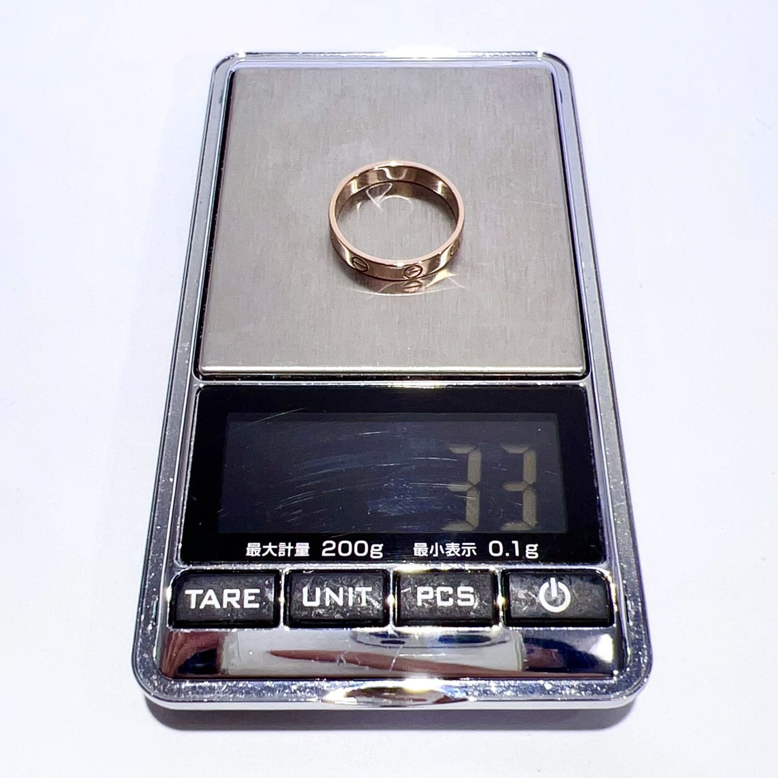 Cartier カルティエ K18PG 750PG ミニラブリング B4085257 ピンク
