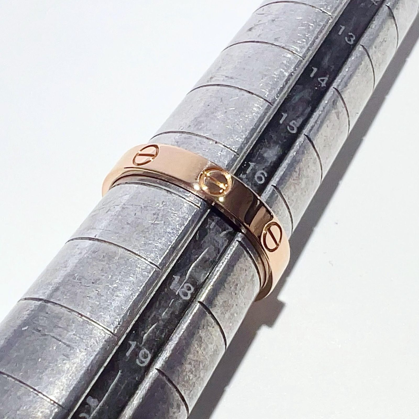 Cartier カルティエ K18PG 750PG ミニラブリング B4085257 ピンク