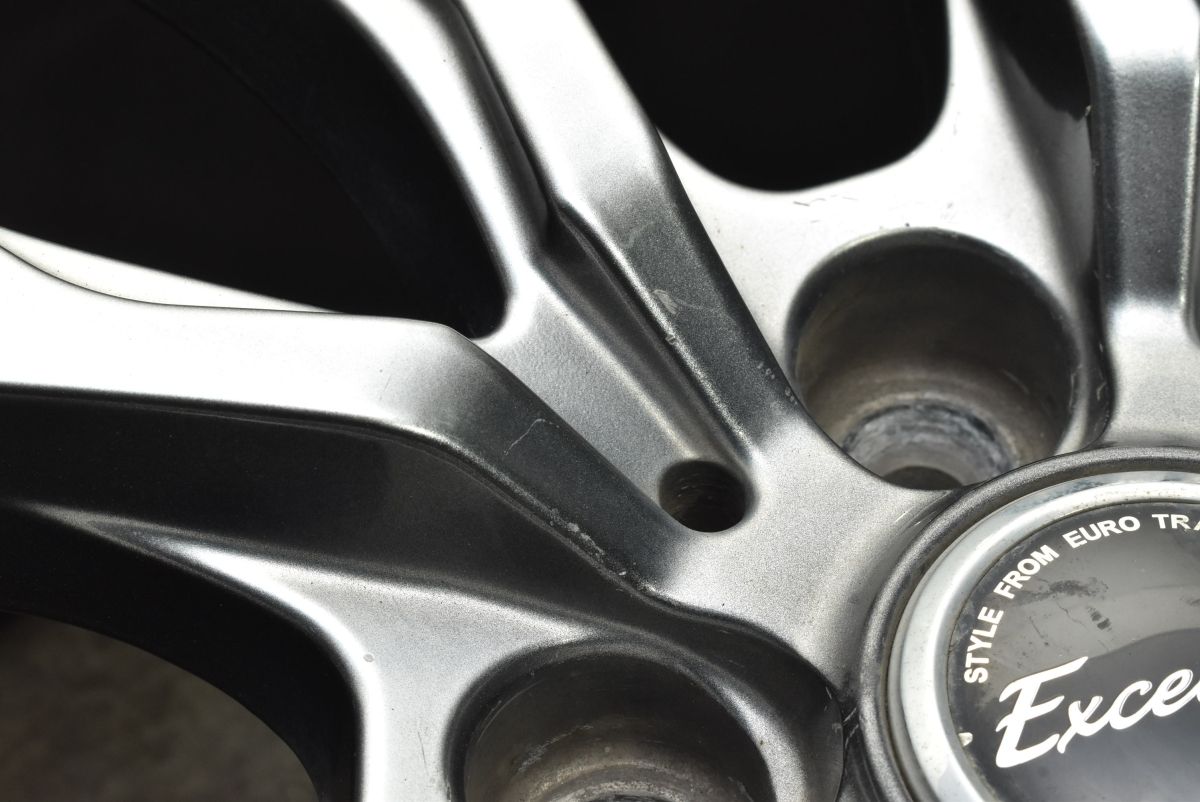 バリ溝】エクシーダー 19in 8J +45 PCD114.3 ウィンタートランパスTX