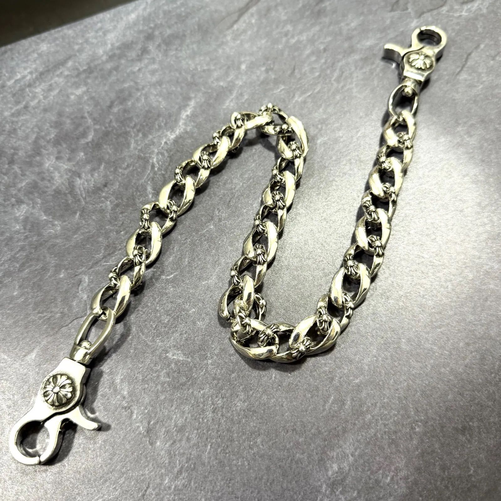 ウォレット￼ファンシーチェーン ダブルクリップ 204グラム ウォレット