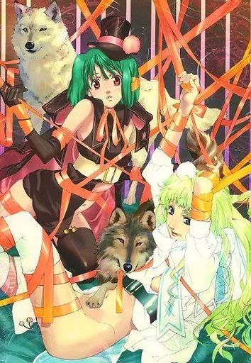 中古】キャラカード シェリル・ノーム＆ランカ・リー(リボン) アート