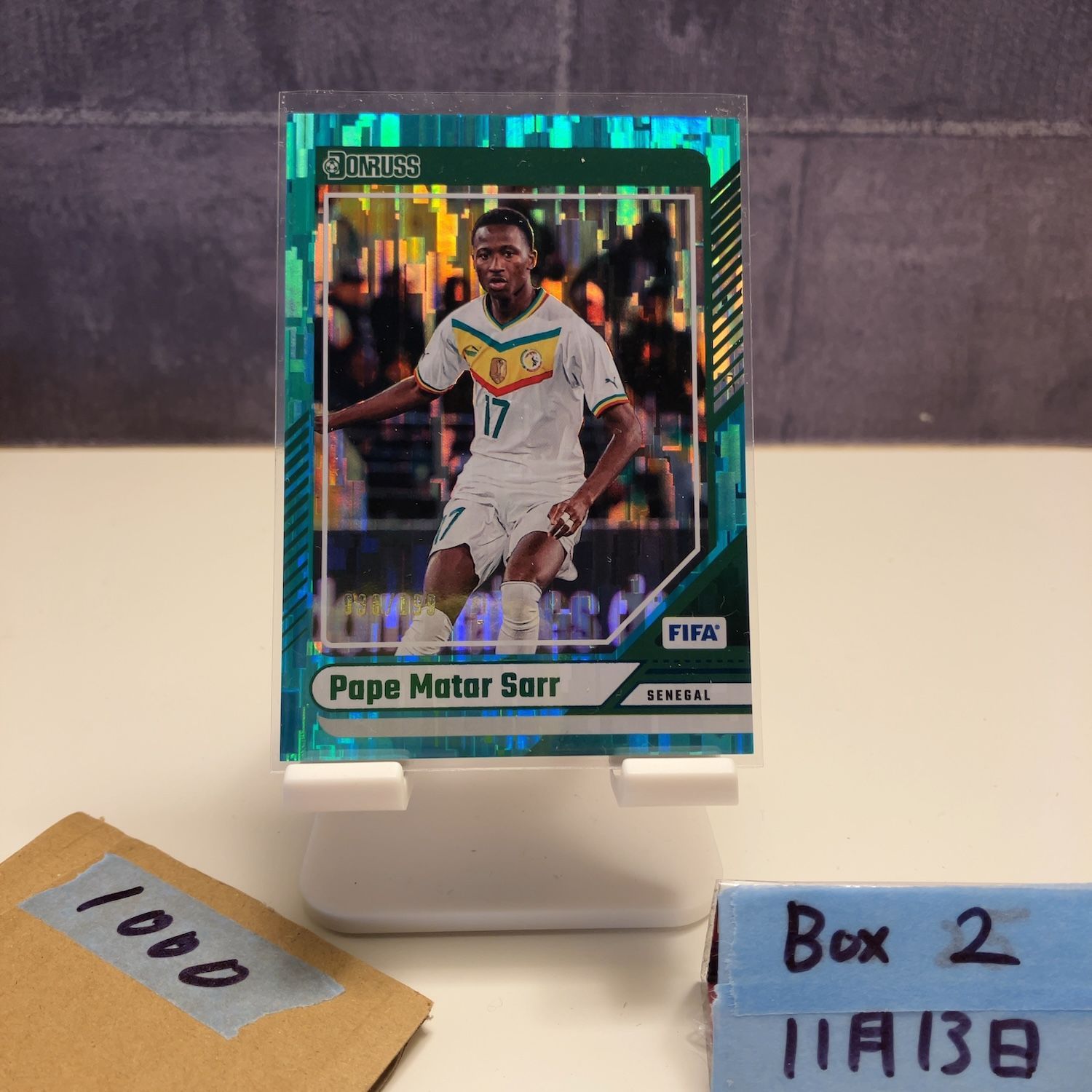 2024 Panini Donruss Pape Matar Sarr Senegal Green Parallel カード