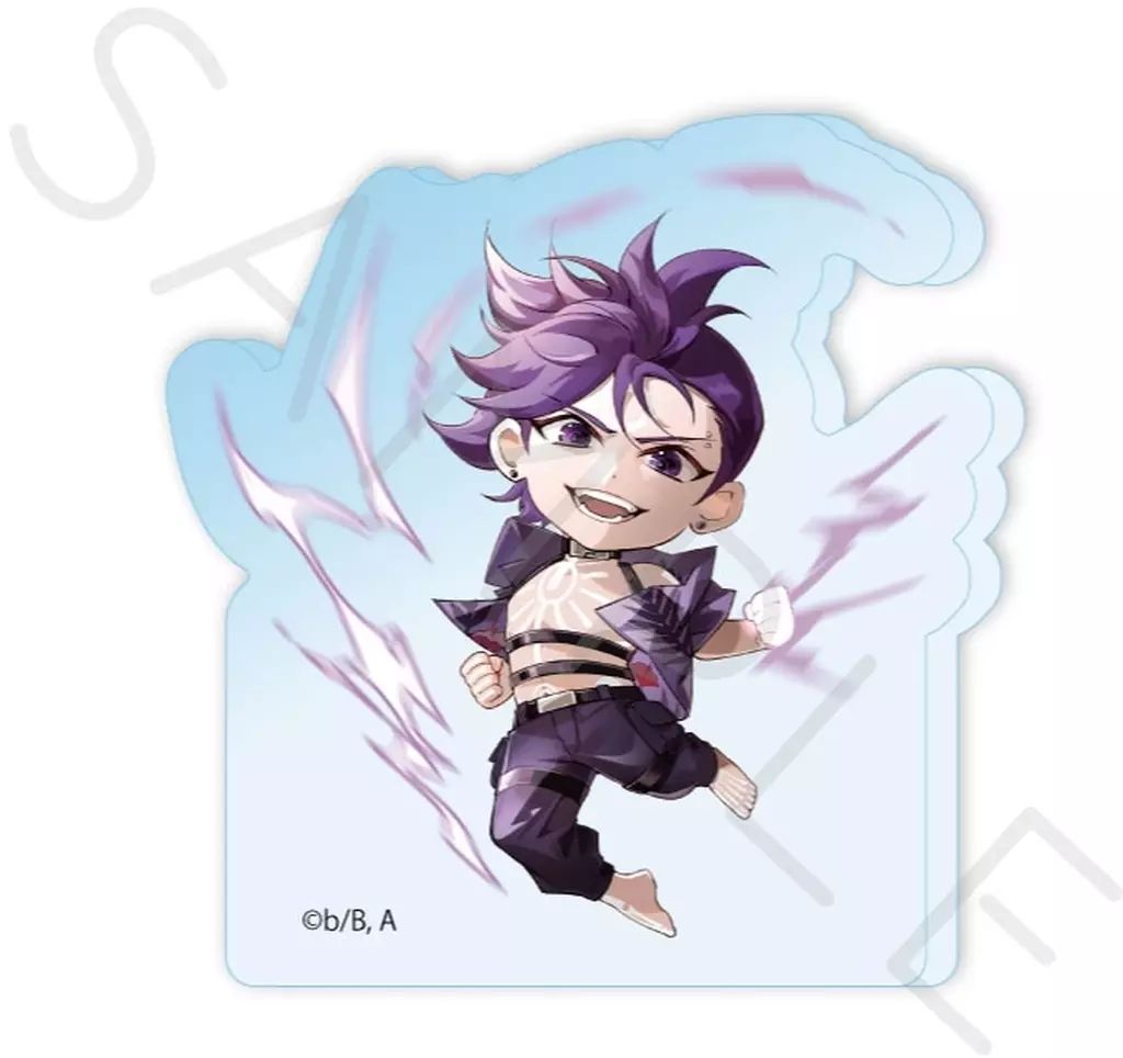 中古】アクリルスタンド・アクリルパネル 3.梁龍 アクリルミニブロック