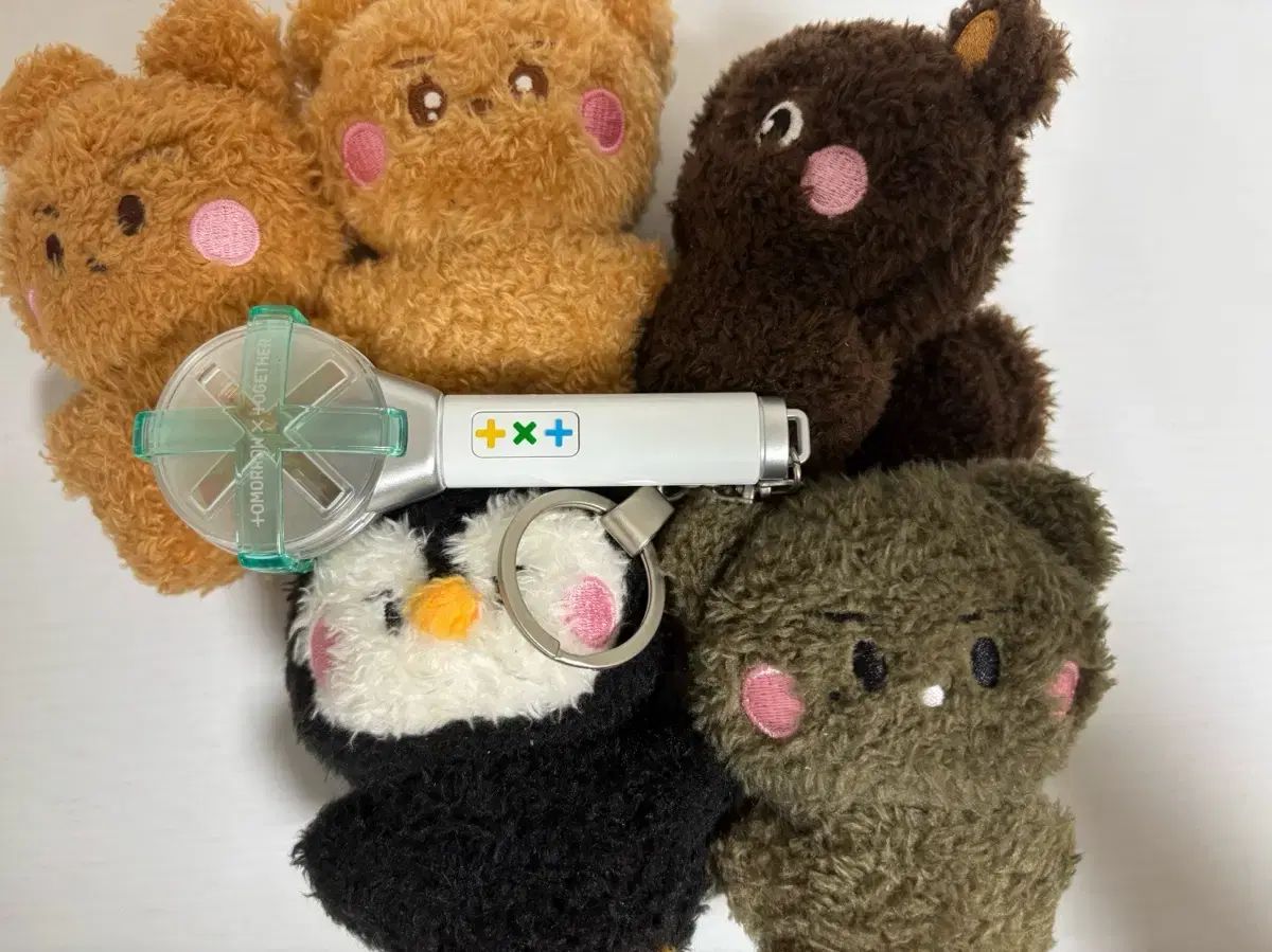TOMORROW X TOGETHER TXT ぬいぐるみ キング밧두 ミニ ペンライト