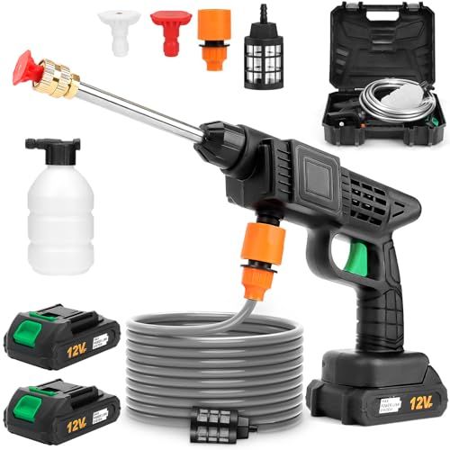 迅速に発送】高圧洗浄機 コードレス 水圧洗浄機 ワイヤレス洗車機 洗車