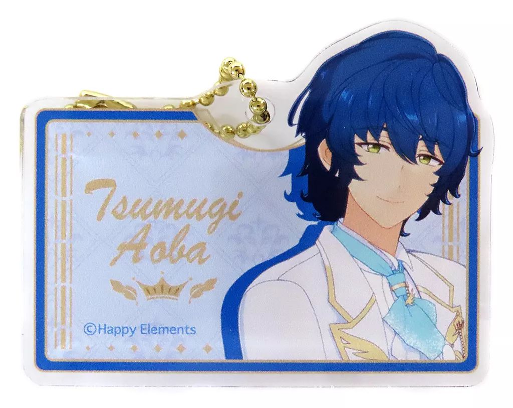 青葉つむぎ アクリルキーホルダー アイドルチャーム 両面アクキー 特典