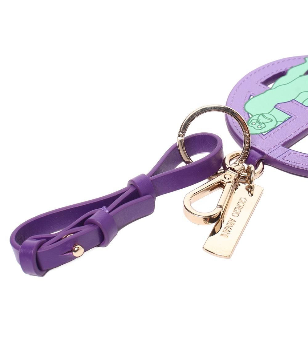 GIORGIO ARMANI ジョルジオアルマーニ　キーリング　未使用 美品 ジョルジオアルマーニ バッグチャーム キーリング レディース