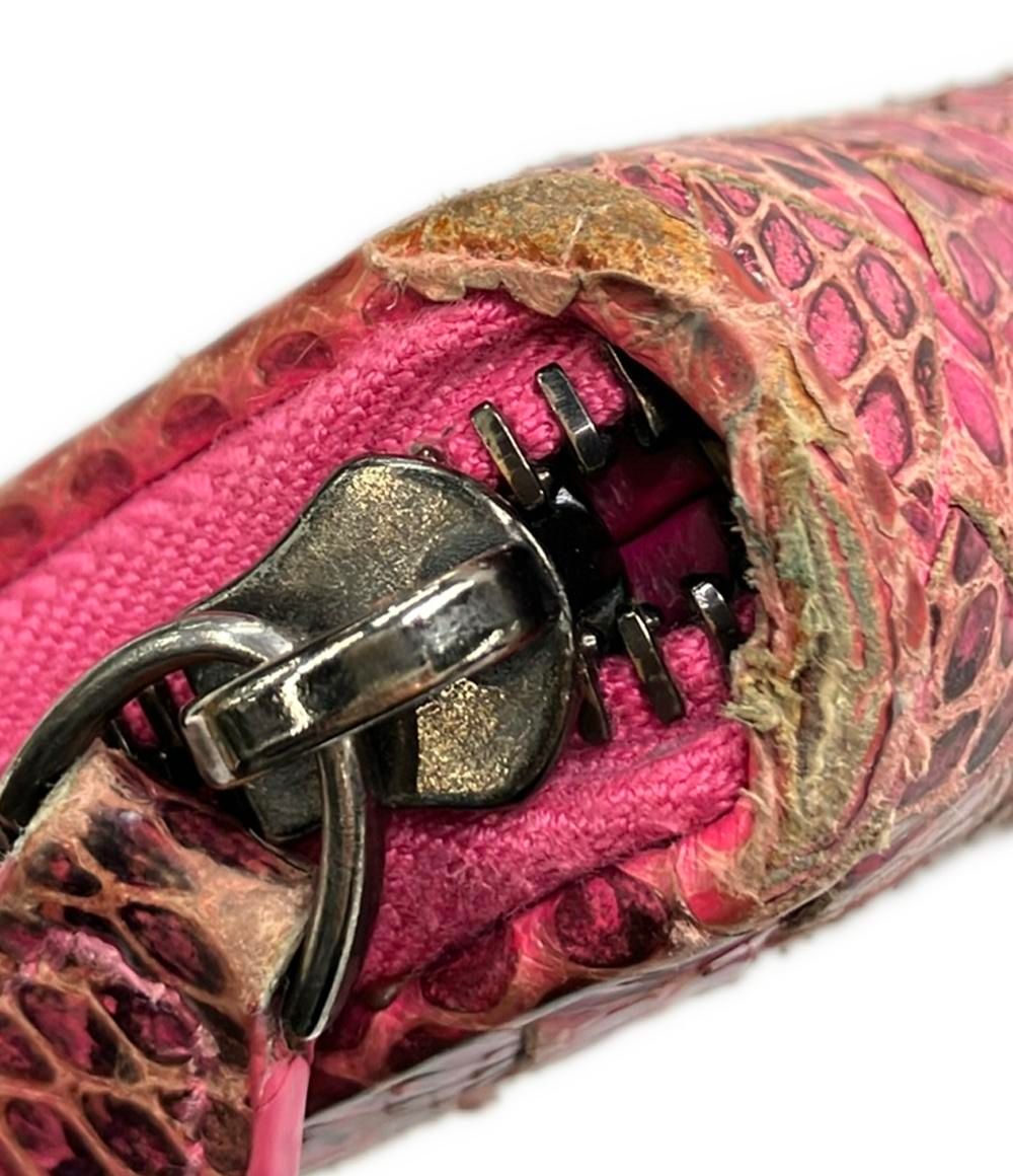 ボッテガ・ヴェネタ ラウンドファスナー長財布 イントレチャート