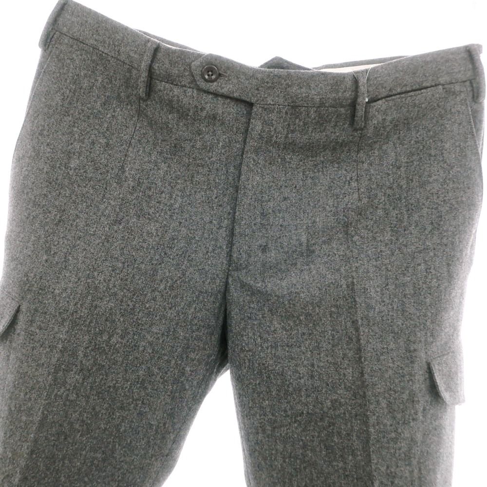 中古】インコテックス INCOTEX SUPER100'S ウール カーゴスラックス