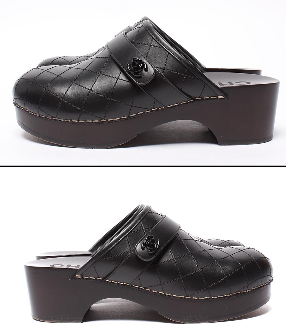 シャネル サンダル サボ マトラッセ 2025SS G46415 レディース SIZE