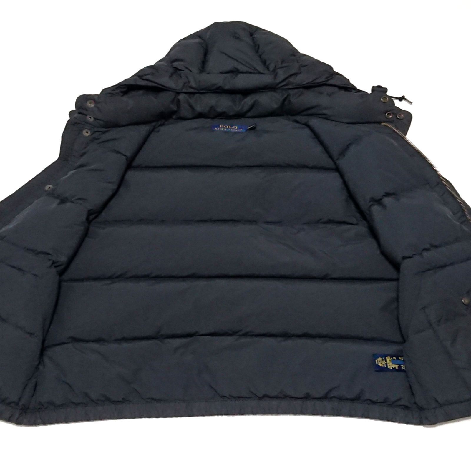 ポロラルフローレン　極美品　刺繍ロゴ　ダブルジップ　ダウンベスト　Lサイズ. 0101912.jpg
