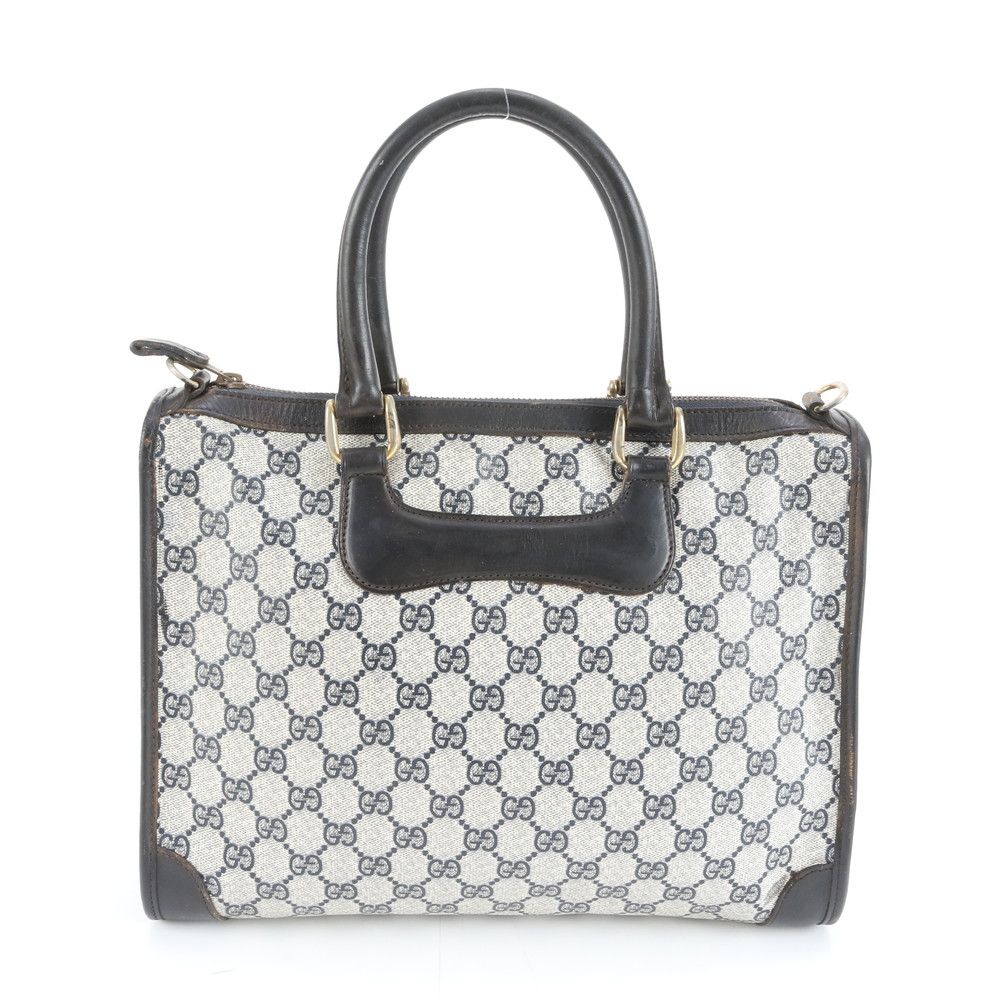 ヴィンテージ オールド グッチ GG スプリーム レザー トート バッグ