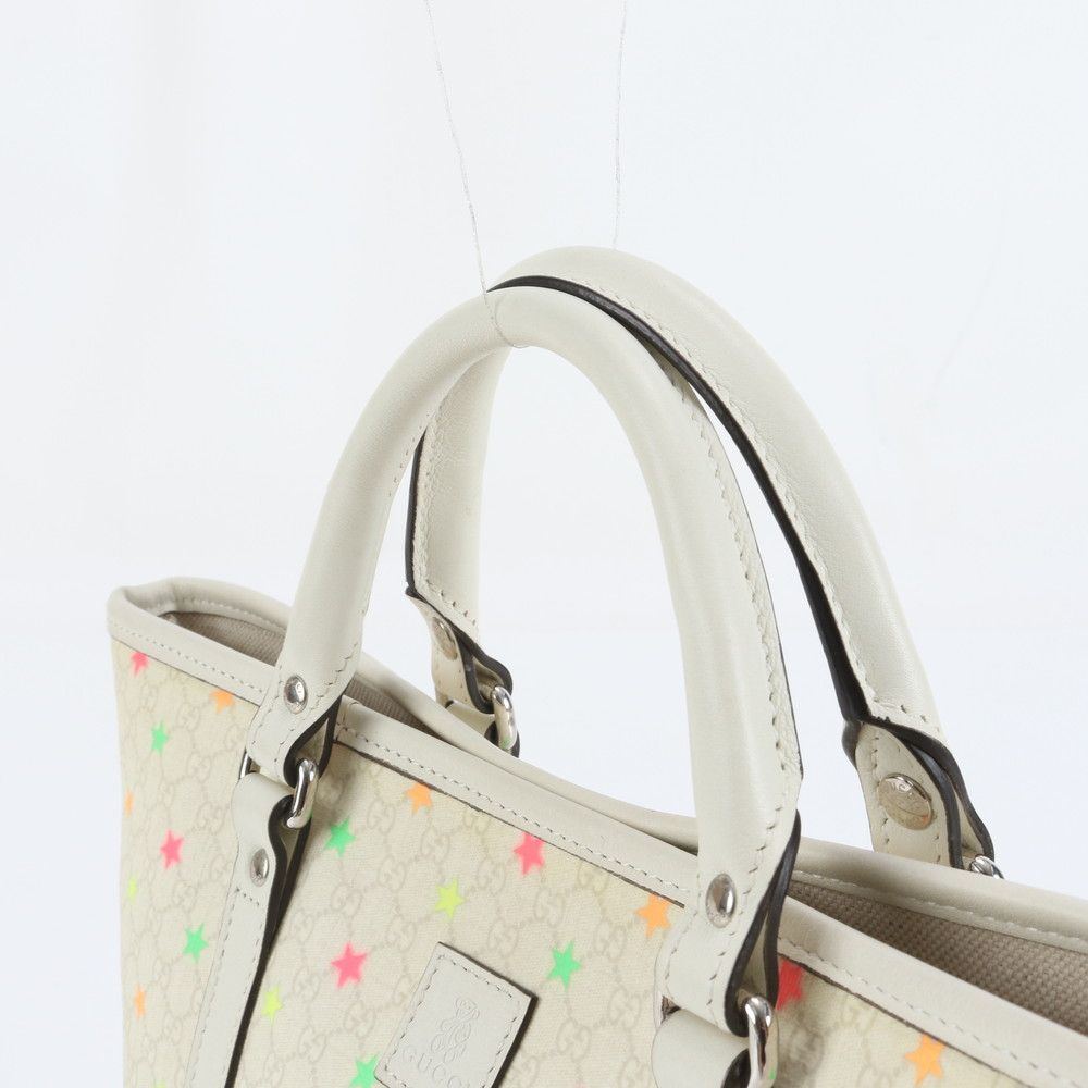 極美品 グッチ マイクロ GG スプリーム スター 297557 レザー