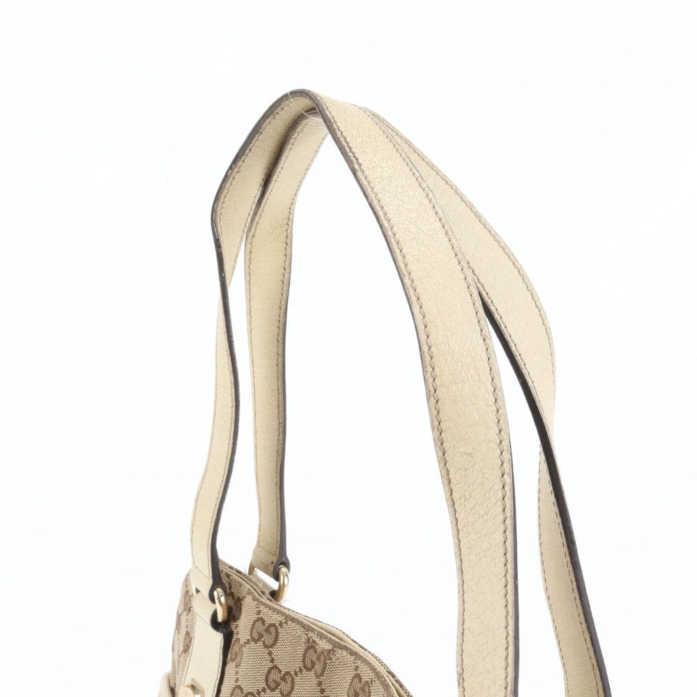 グッチ GG キャンバス 163288 レザー トート バッグ 肩掛け ショルダー