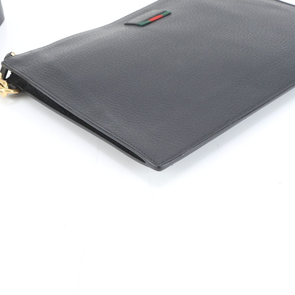 【美品】GUCCI グッチ シェリーライン セカンドバッグ　クラッチバック 美品 グッチ シェリー ライン 428758 レザー セカンドバッグ クラッチ