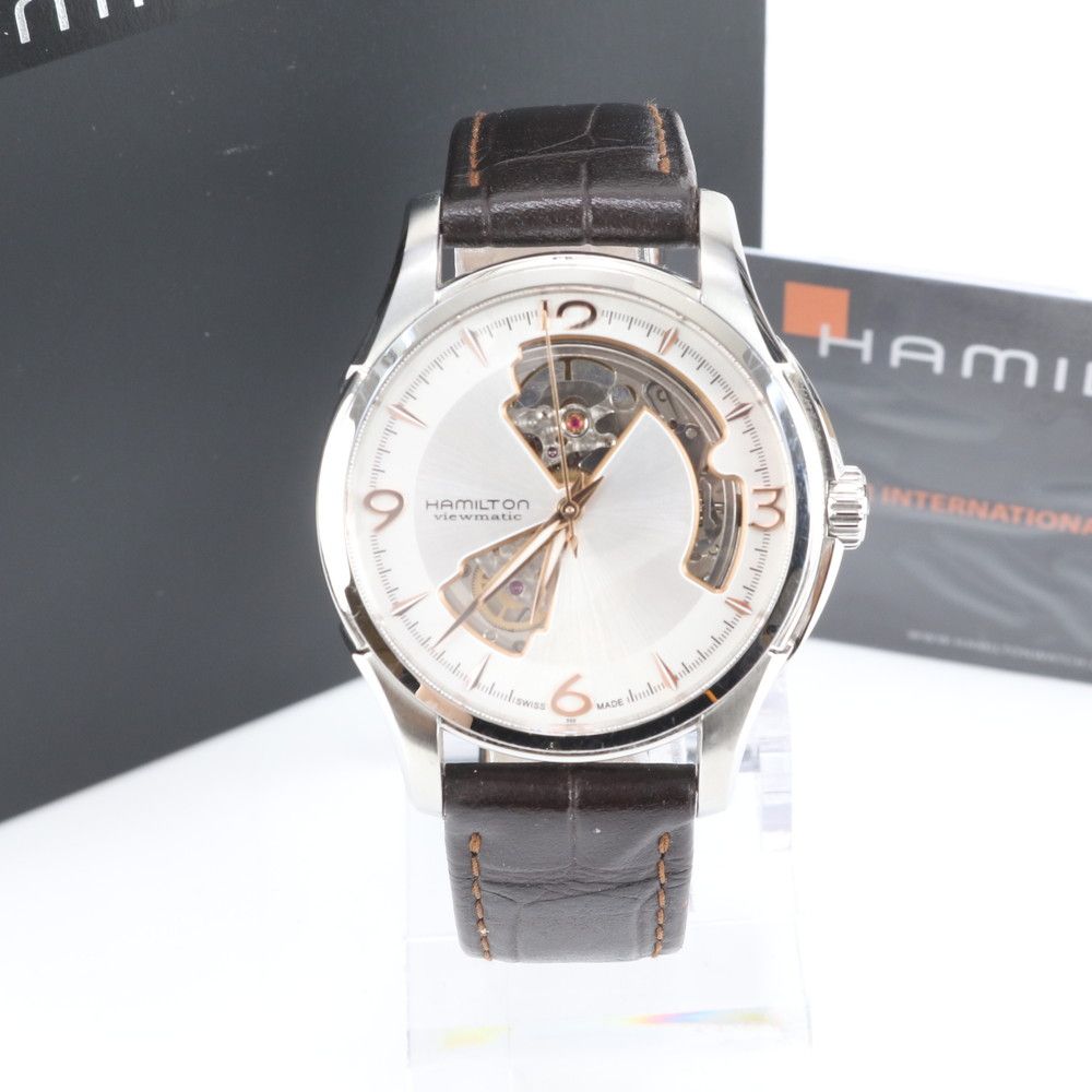 美品 ハミルトン ビューマチック オープンハート H325651 腕時計