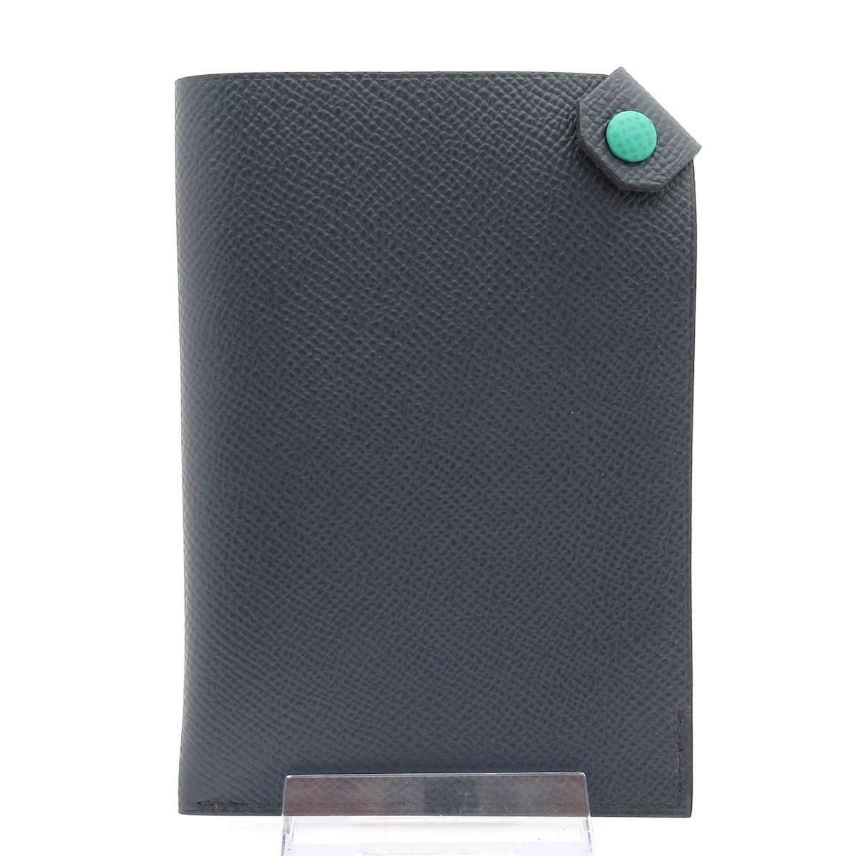 HERMES(エルメス) 小物入れ美品 ターマックPM ダークネイビー×グリーン