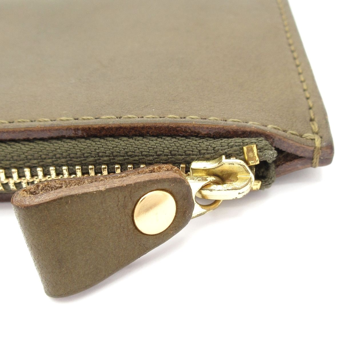 土屋鞄製造所(ツチヤカバンセイゾウショ) コインケース - カーキ L字