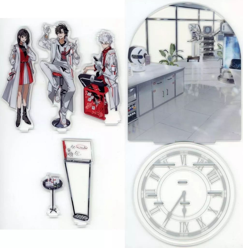 中古】アクリルスタンド・アクリルパネル トキ＆ヒカル＆リン アクリル