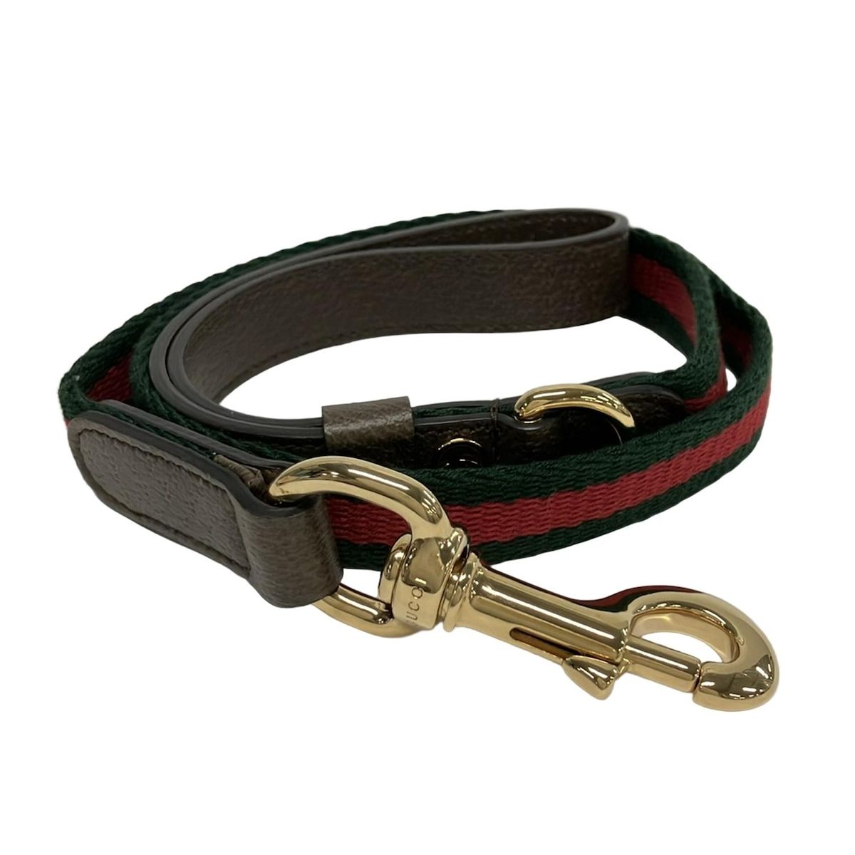 グッチ 小物美品 スモール/ミディアム ペット リード 692949 ブラウン