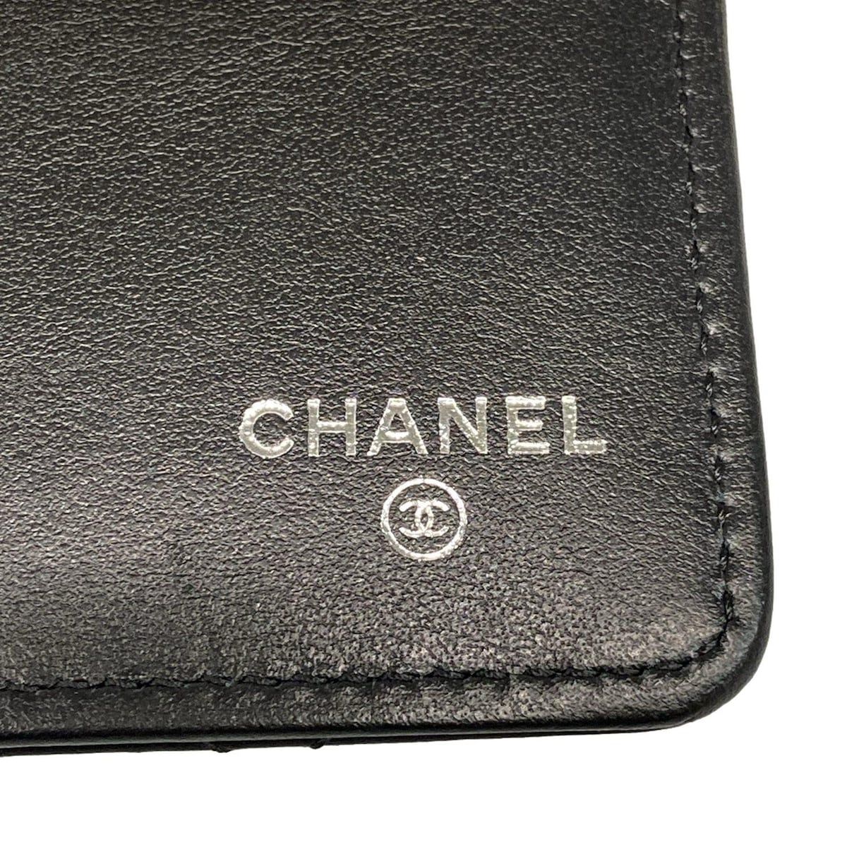 CHANEL(シャネル) 長財布美品 マトラッセ AP3884 黒 ブラック金具/二