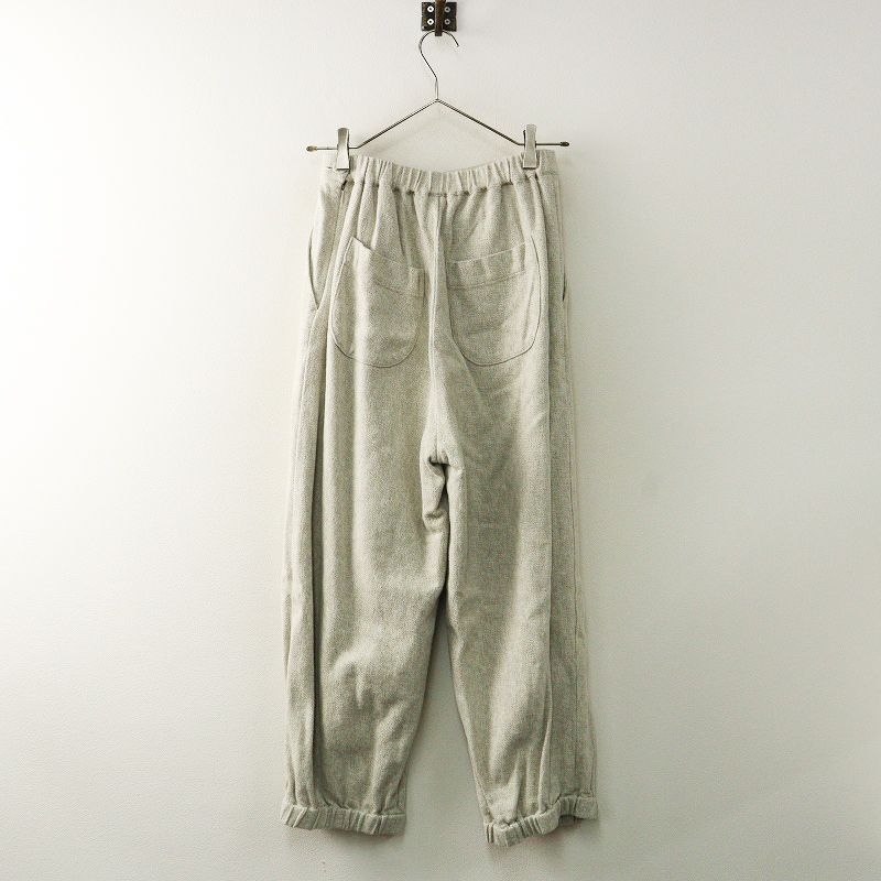 アトリエドゥサボン l'atelier du savon タックワイドテーパードパンツ
